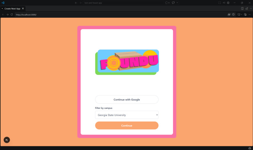 FoundU – screenshot 2