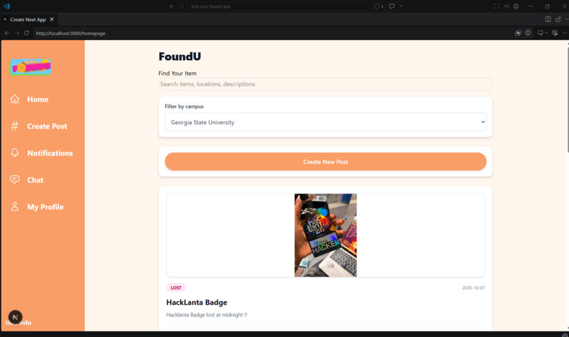 FoundU – screenshot 3