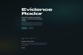 Evidence Radar