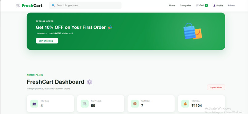 Freshcart-online grocery store – screenshot 3