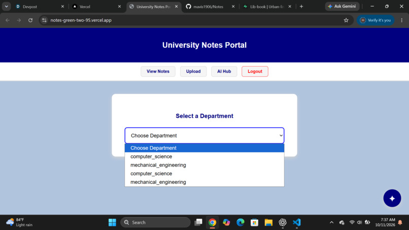 Notes – screenshot 2