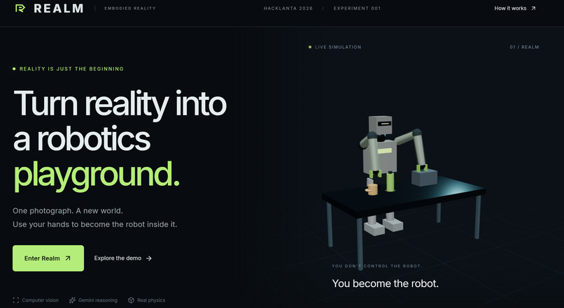REALM - Robotic Embodied AI & Learning Machine – screenshot 1