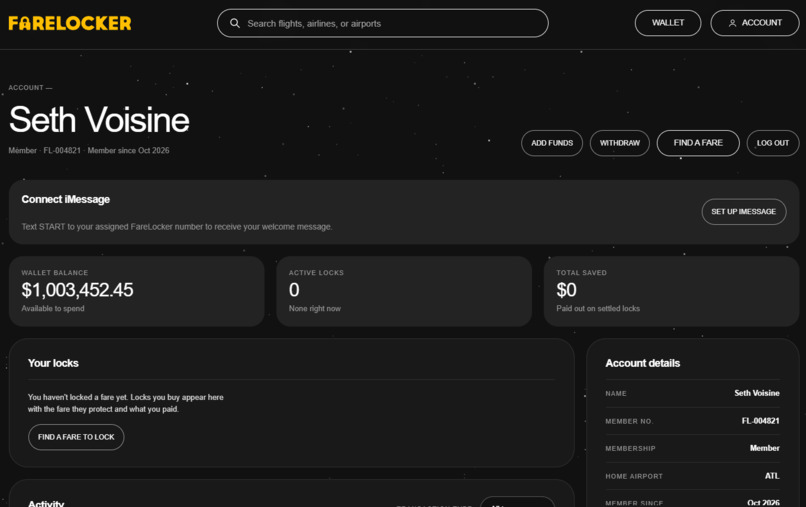FareLocker – screenshot 5