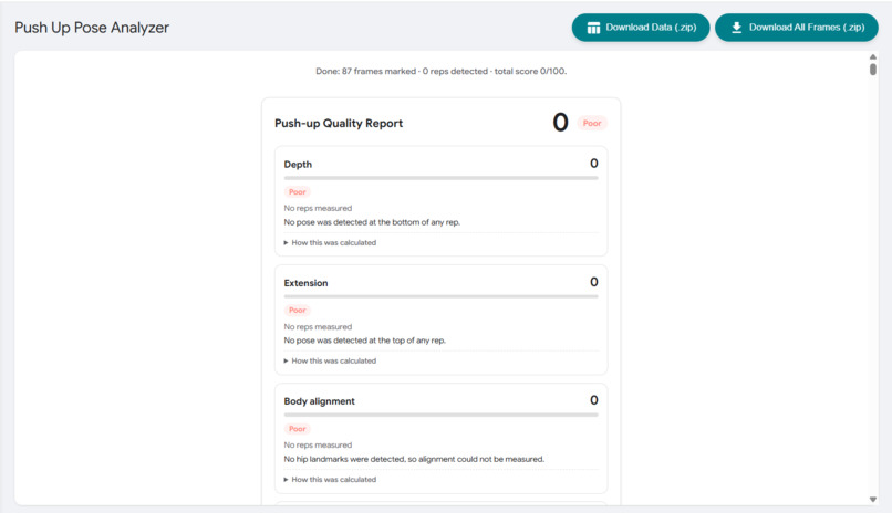 RepCheck: Push-up Form Analyzer – screenshot 2