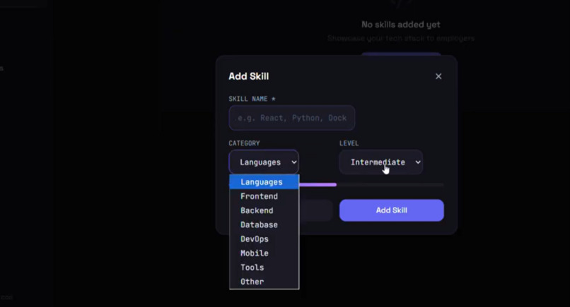 Devfolio – screenshot 6