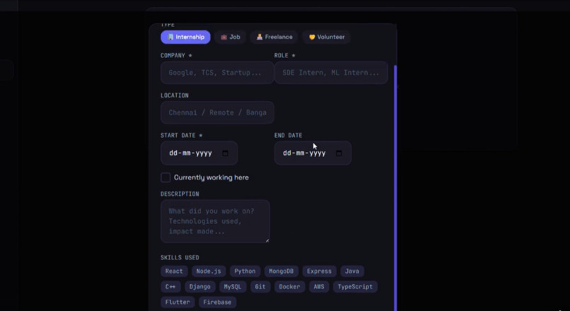 Devfolio – screenshot 9