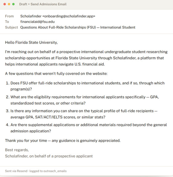 Scholafinder – screenshot 7