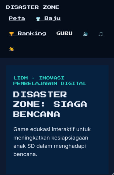 disaster comprehension – screenshot 1