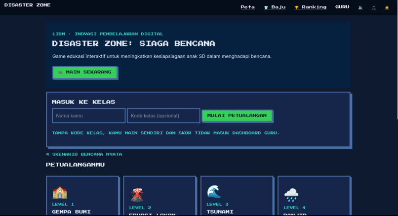 disaster comprehension – screenshot 2