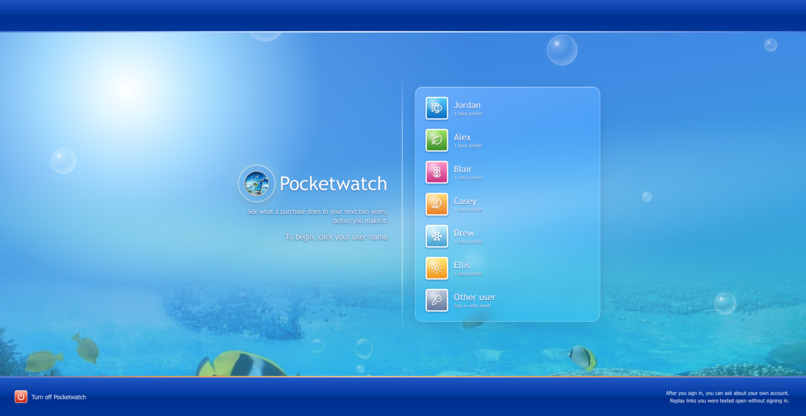 PocketWatch – screenshot 1