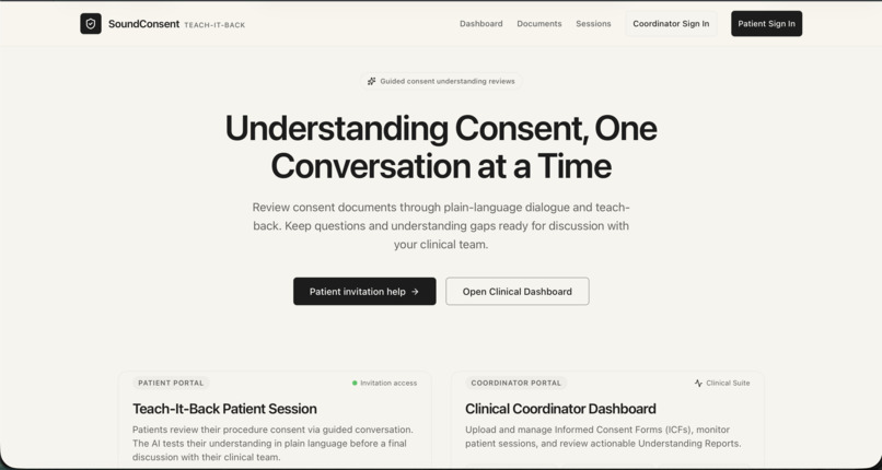 SoundConsent – screenshot 1