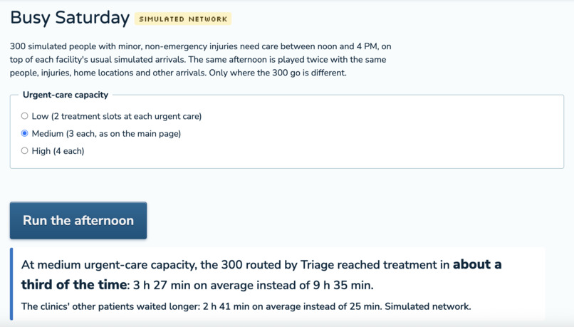 Triage – screenshot 3