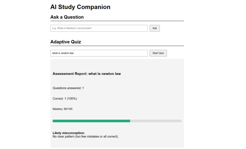 AI Study Companion – screenshot 4