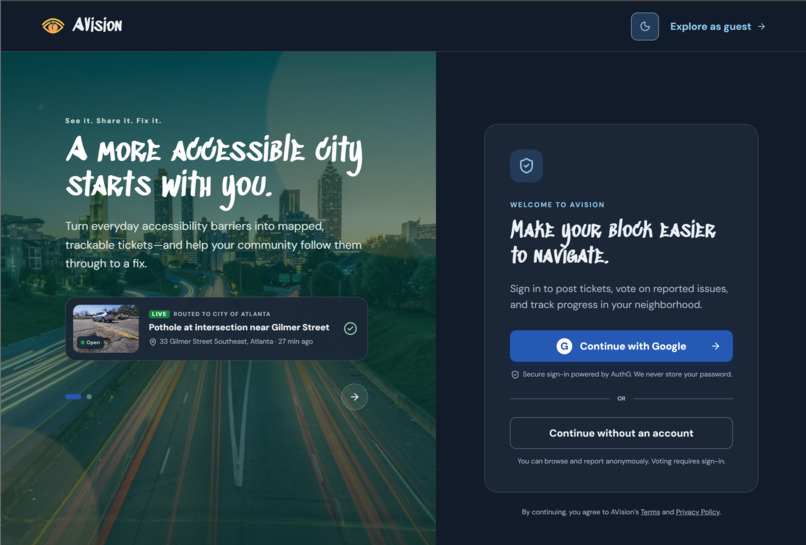 AVision – screenshot 1