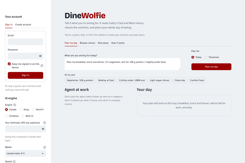 DineWolfie – screenshot 2
