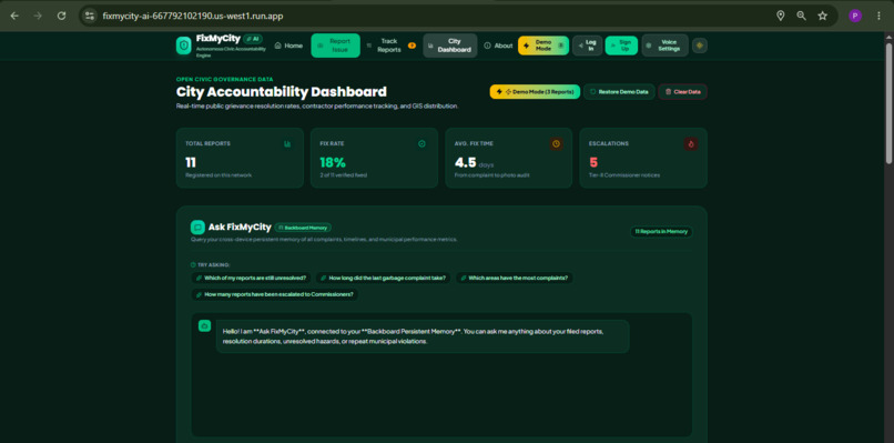 FixMyCity AI – screenshot 1