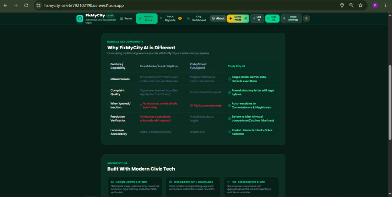 FixMyCity AI – screenshot 2