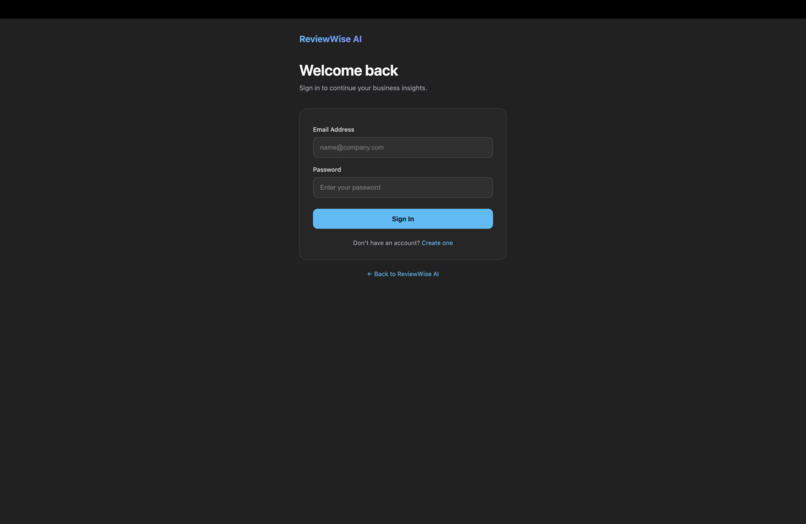 ReviewWise AI – screenshot 3