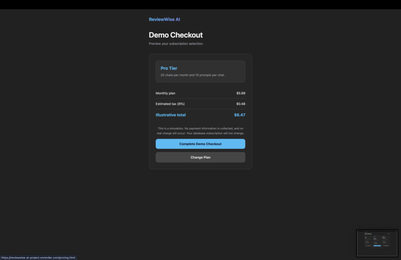 ReviewWise AI – screenshot 9