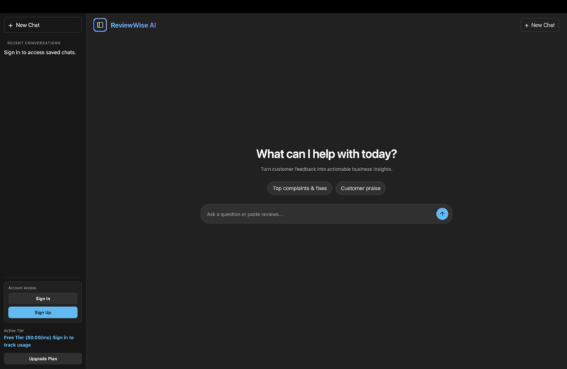 ReviewWise AI – screenshot 2