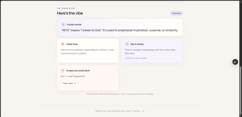 Decode-The-Vibe – screenshot 2