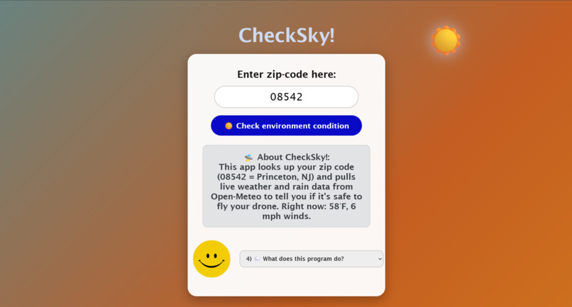 CheckSky! – screenshot 1