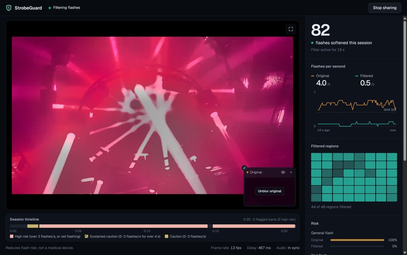 StrobeGuard – screenshot 4