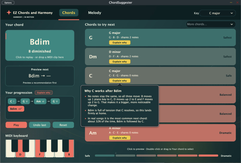 EZ Chords & Harmony – screenshot 2