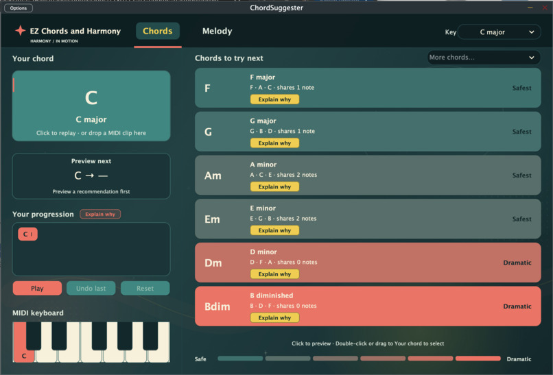 EZ Chords & Harmony – screenshot 1