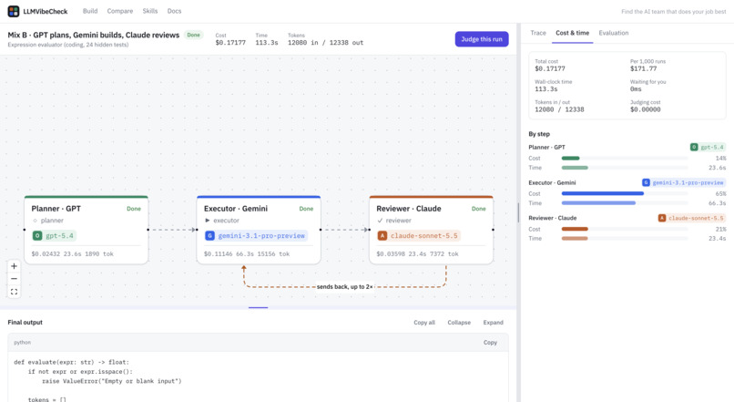 LLMVibeCheck – screenshot 5