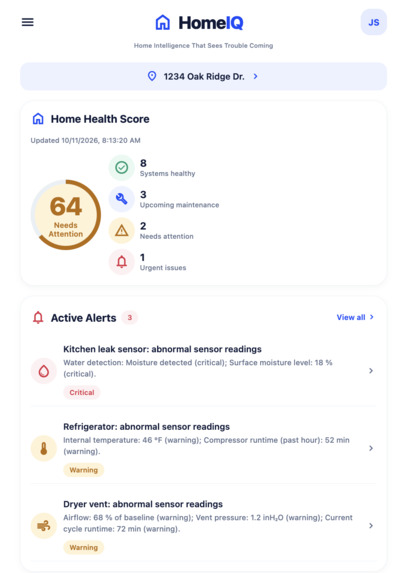 HomeIQ – screenshot 2