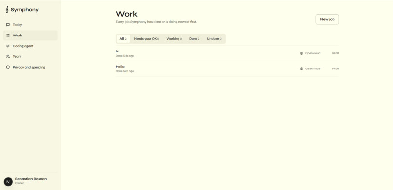Symphony – screenshot 2