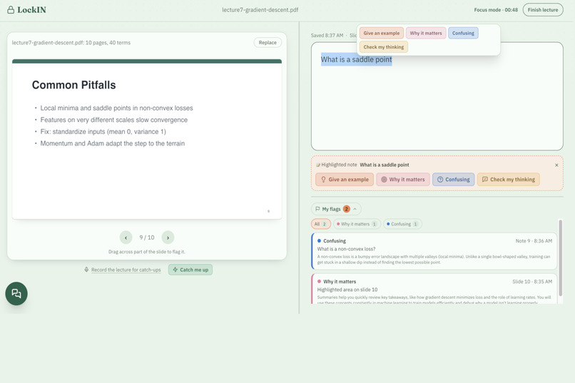 LockIN – screenshot 1