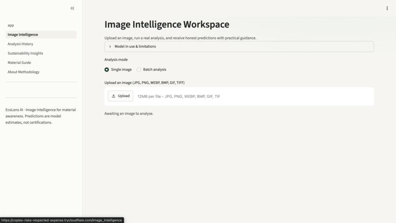 EcoLens AI — Intelligent Material Awareness – screenshot 4