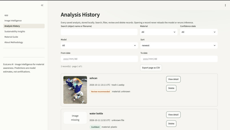 EcoLens AI — Intelligent Material Awareness – screenshot 7