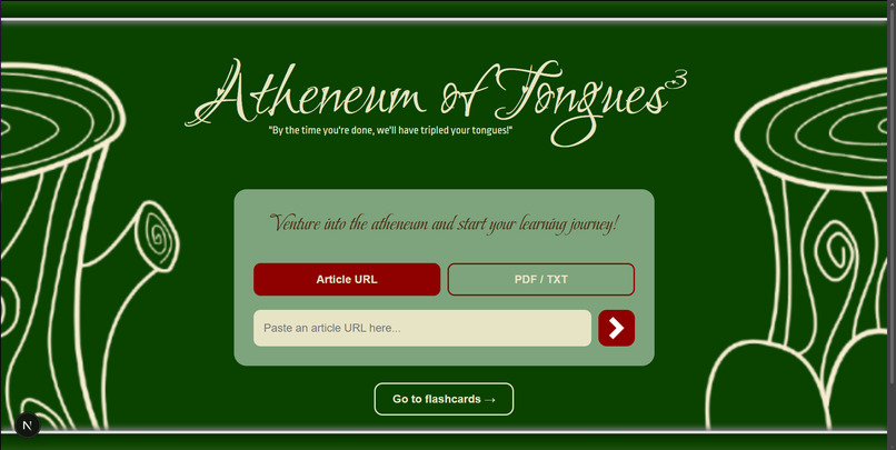 AtheneumOfTongues³ – screenshot 1