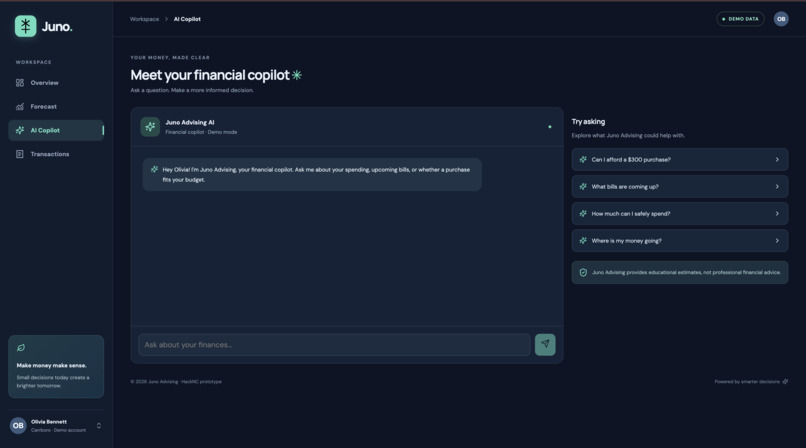 Juno Advising – screenshot 8
