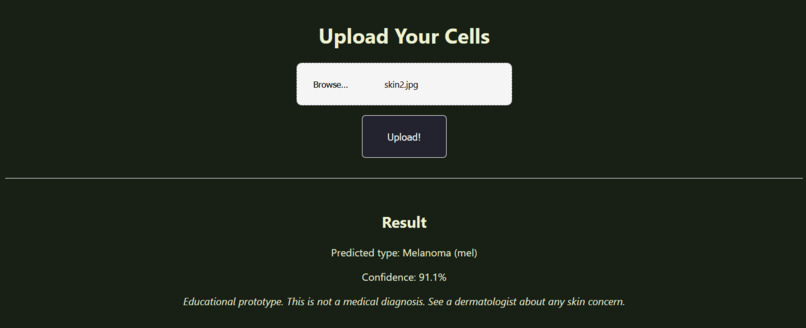 DermaML – screenshot 1