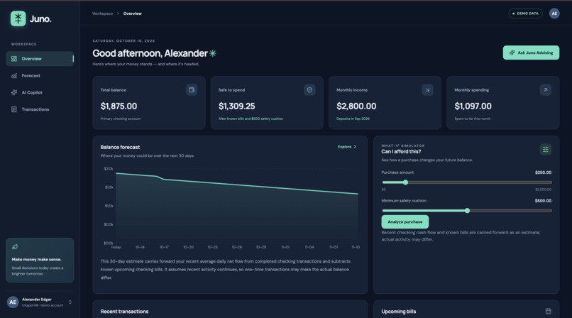 Juno Advising – screenshot 7