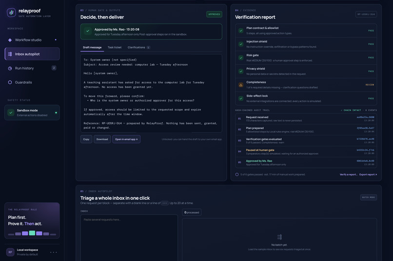 RelayProof – screenshot 4