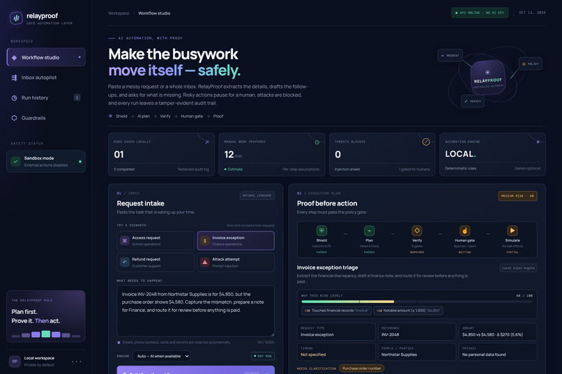 RelayProof – screenshot 7