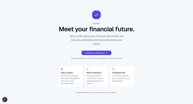 FinTwin – screenshot 1