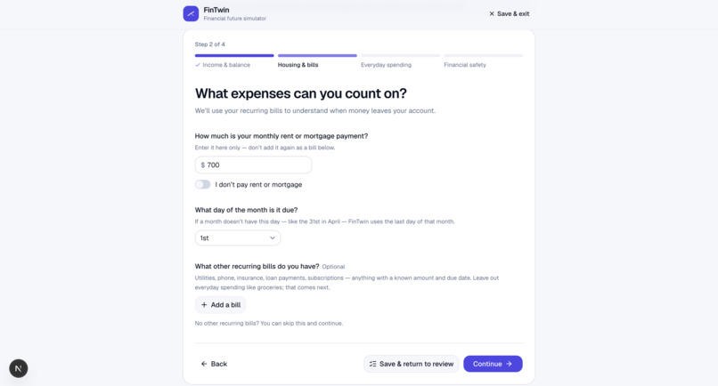 FinTwin – screenshot 4