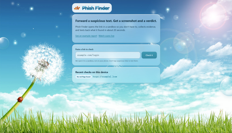 Phish Finder – screenshot 2