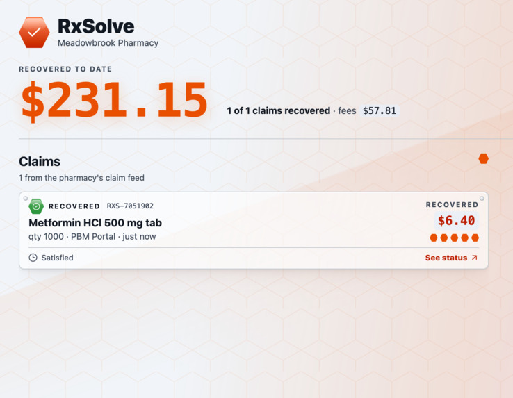 RxSolve – screenshot 1