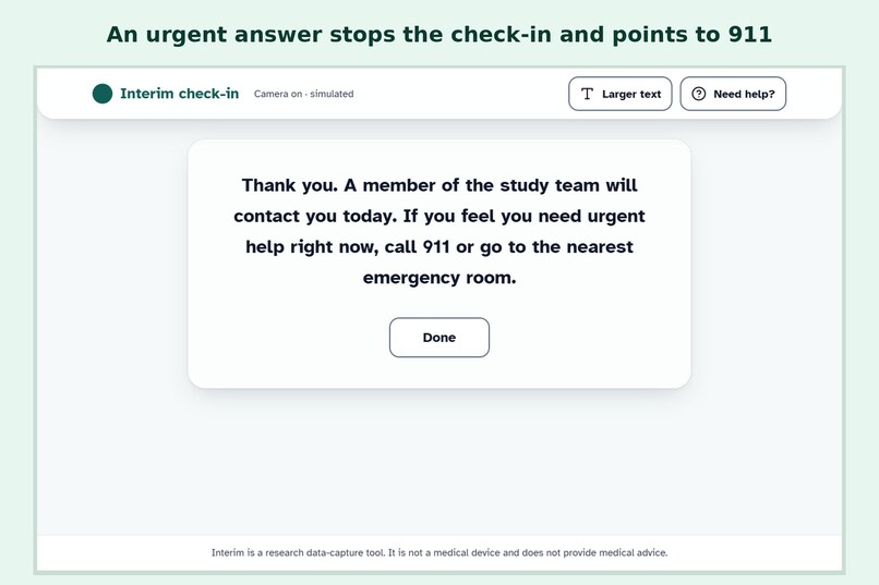 Interim - HackRU26  – screenshot 1