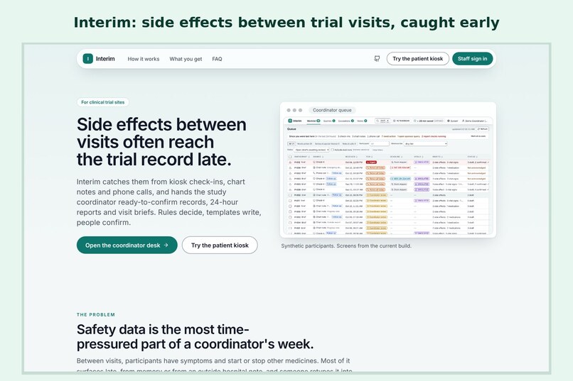 Interim - HackRU26  – screenshot 3