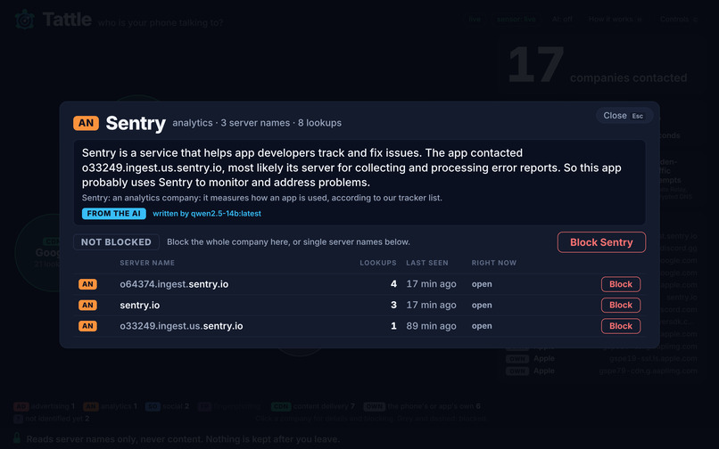 Tattle – screenshot 1