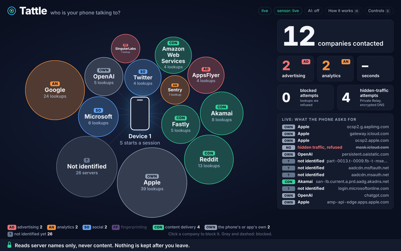 Tattle – screenshot 2