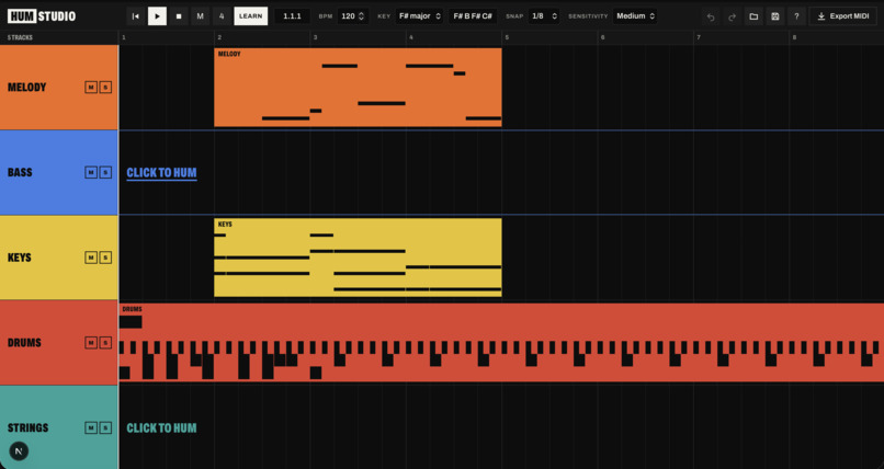 HumStudio – screenshot 1